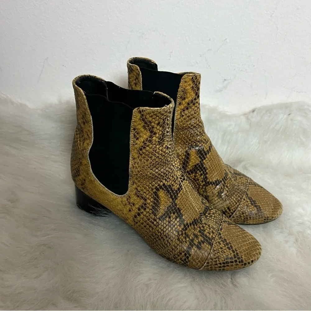 Isabel Marant Danae Snakeskin Embossed Boot